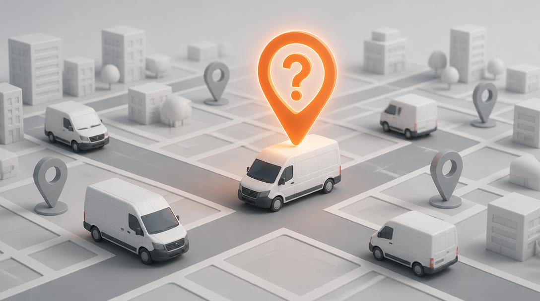 Limited visibility into vehicle locations